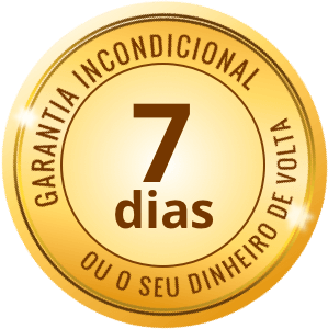 Selo Garantia Incondicional 7 dias ou o seu dinheiro de volta